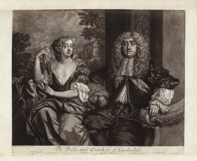 ローダーデール公爵と公爵夫人の肖像 作： ピーター・レリー